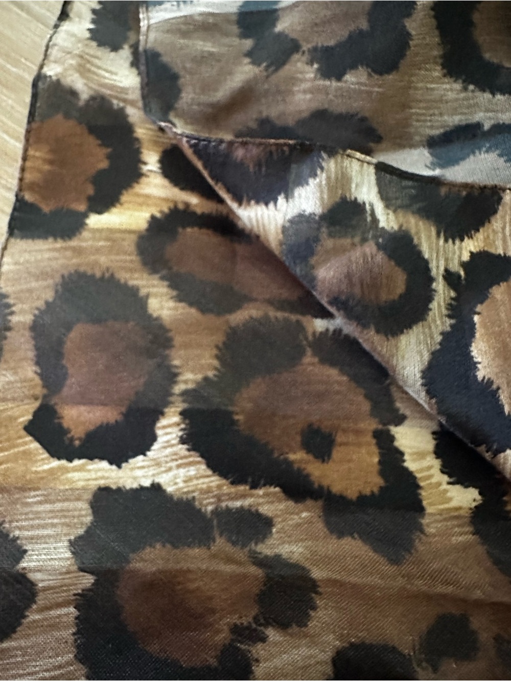Target Leopard Rectangular Scarf - Picture 3 of 4